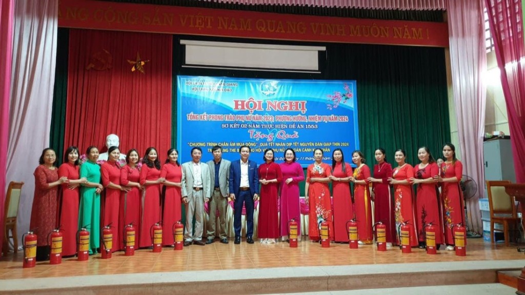 Hội nghị tổng kết Hội Liện hiệp phụ nữ xã Thái Đào năm 2023, phương hướng nhiệm vụ năm 2024