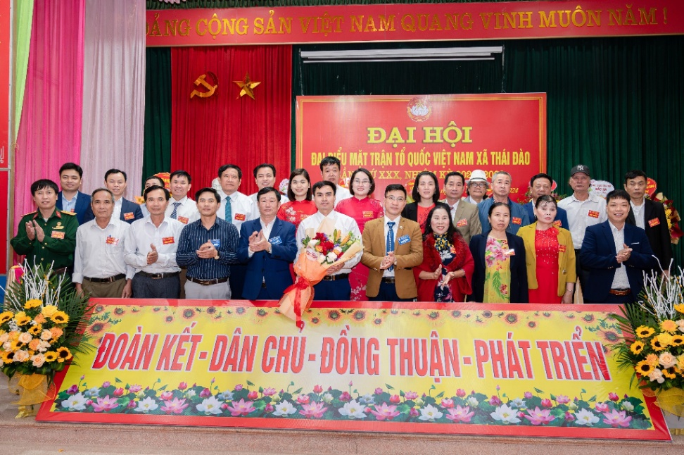 Đại hội Đại biểu Ủy ban Mặt trận Tổ quốc Việt Nam xã Thái Đào lần thức XXX, nhiệm kỳ 2024-2029!
